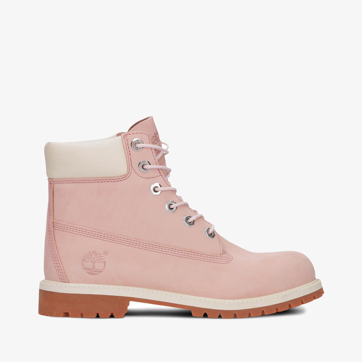 dětské kotníkové boty TIMBERLAND PREMIUM 6 INCH CLASSIC BOOT FTC 34992 RŮŽOVÁ