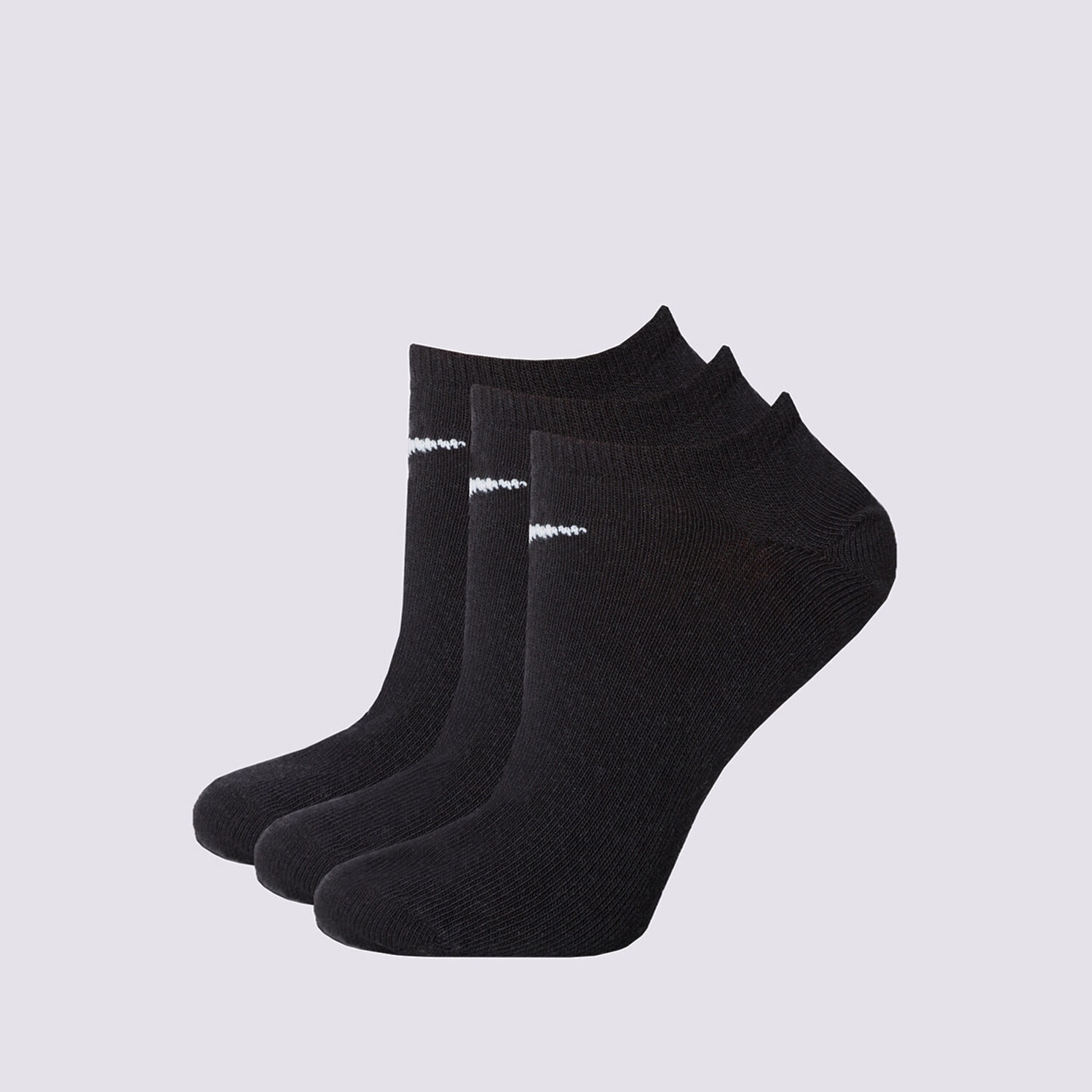 dámské ponožky NIKE PONOŽKY *3PK VAL.NOS SHOW SX2554-001 ČERNÁ