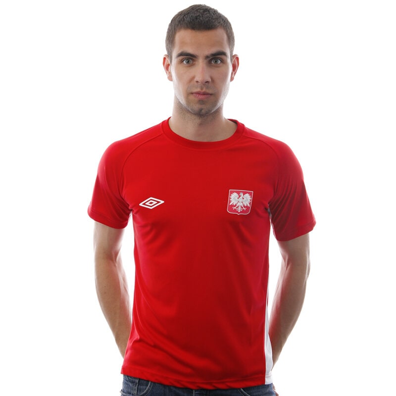 pánské tričko UMBRO POLAND POLY TEE EAGLE UE12TSM4BE