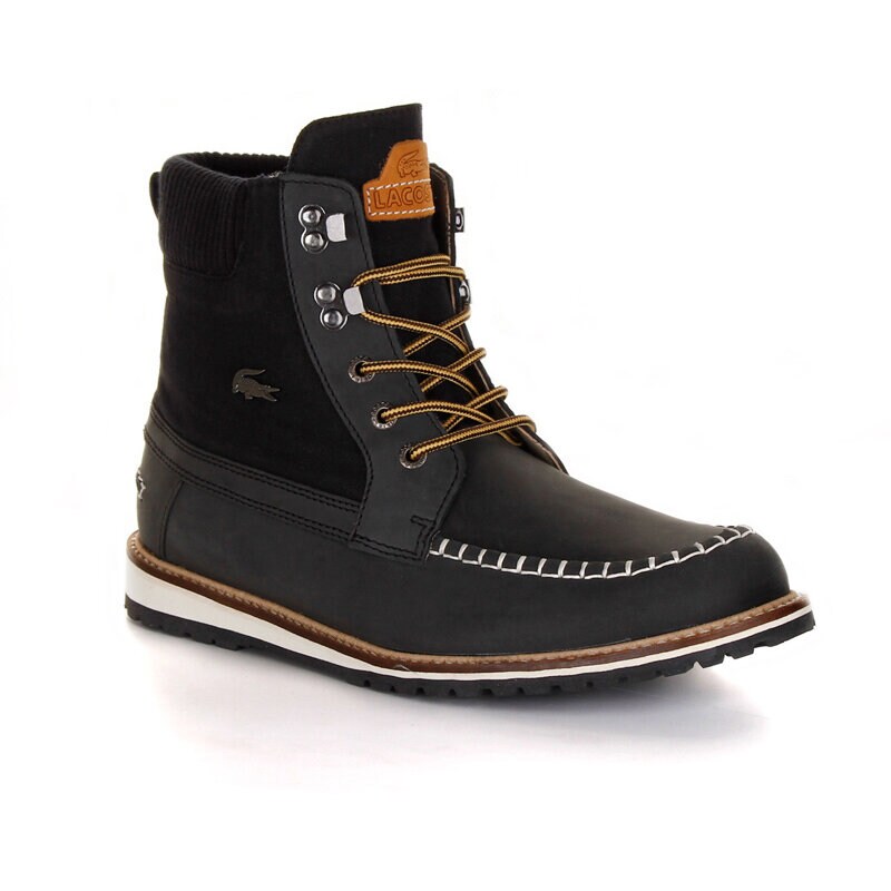 pánské zimní boty LACOSTE LOUSTEAU  724SRM2238024 ČERNÁ