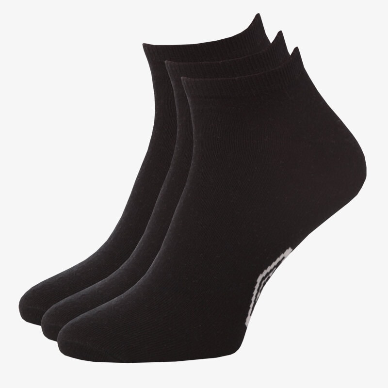 dámské ponožky UMBRO PONOŽKY 3PPK SNEAKER BLACK UM24171B ČERNÁ