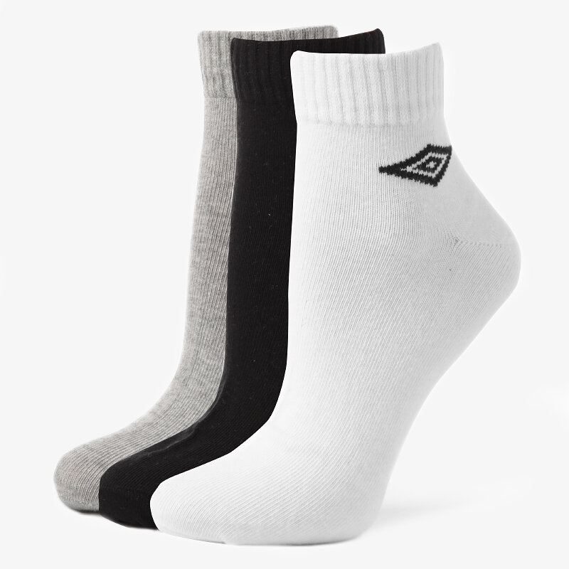 dámské ponožky UMBRO PONOŽKY 3PPK QUARTER MIX UM24168AEF VÍCEBAREVNÁ