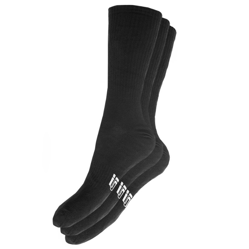 dámské ponožky SIZEER PONOŽKY VYSOKÉ 3PPK BLACK SISK2901 ČERNÁ
