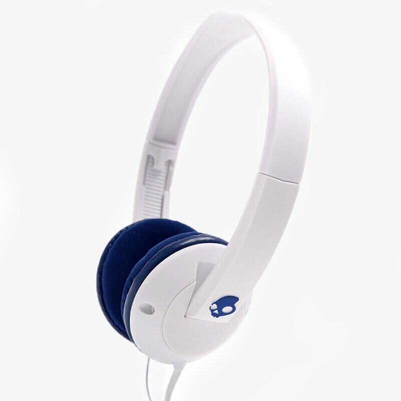 SKULLCANDY SLUCHÁTKA UPROCK WHITE/BLUE W/MIC S5URDY238 BÍLÁ