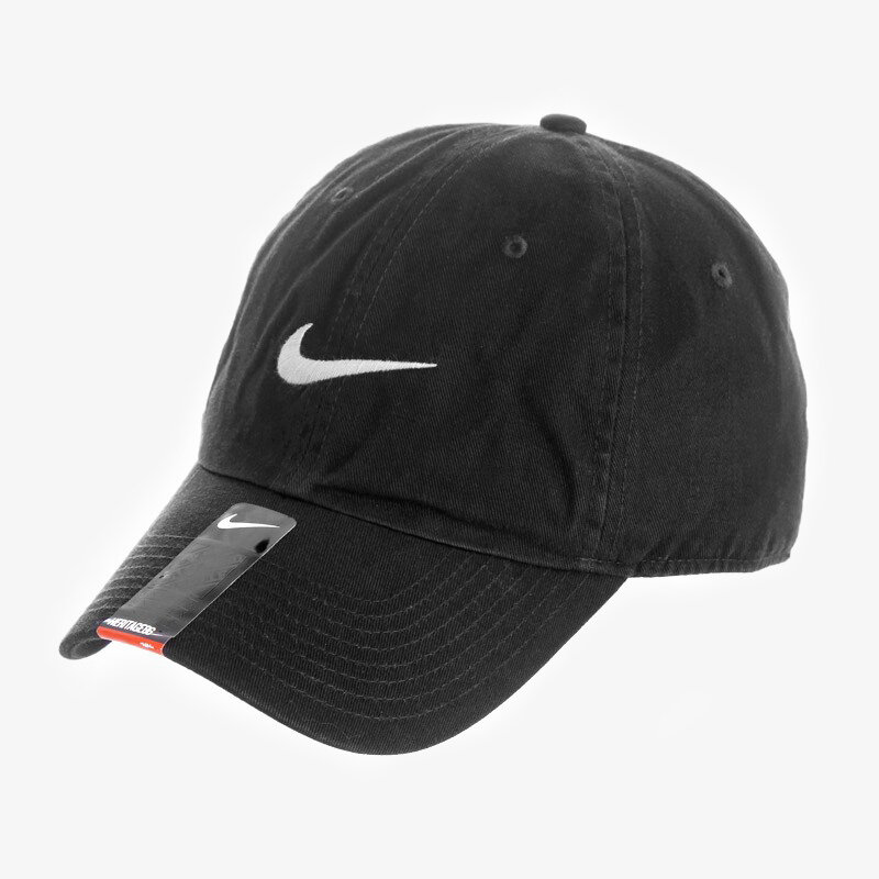 dětská kšiltovka NIKE ČEPICE NIKE HERITAGE 86 SWOOSH 546126010 ČERNÁ