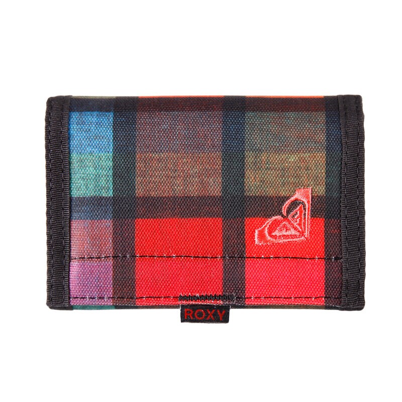 ROXY PENĚŽENKA SMALL BEACH PLAID X3 WTWWT261 VÍCEBAREVNÁ