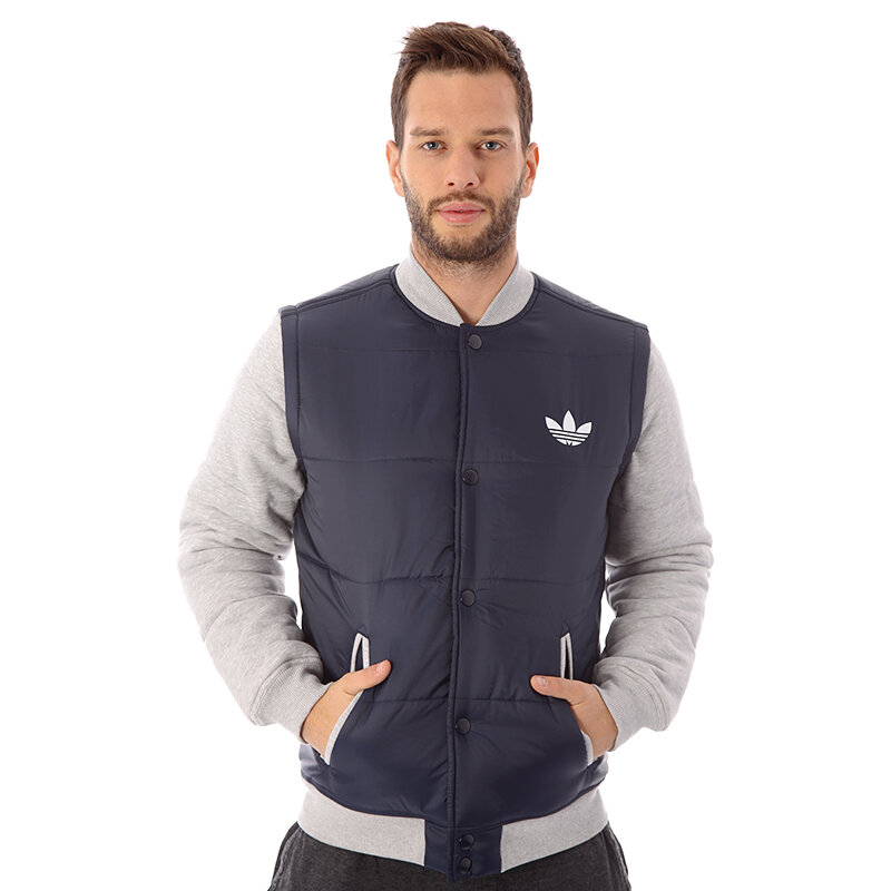pánská zimní bunda ADIDAS BUNDA SST PAD ADJUST G86311 TMAVOMODRÁ