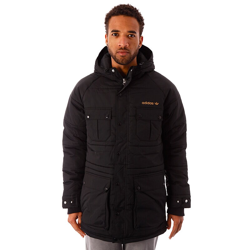pánská zimní bunda ADIDAS BUNDA PADDED PARKA G86325 ČERNÁ