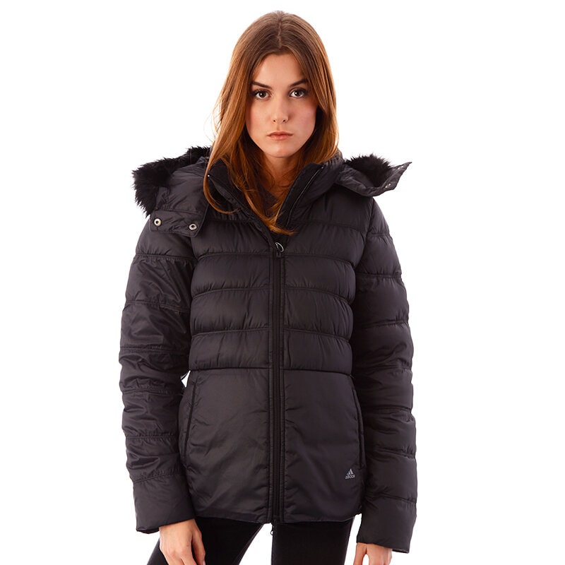 dámská zimní bunda ADIDAS BUNDA J LIGHT D JKT Z21611 ČERNÁ