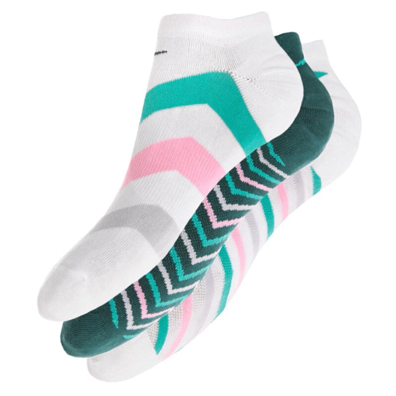 dámské ponožky NIKE PONOŽKY 3PPK WOMEN S LIGHTWEIGHT GRAPH SX4735961 BÍLÁ