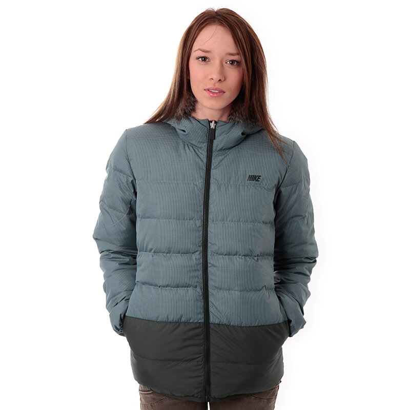 dámská zimní bunda NIKE BUNDA NIKE ALLIANCE TD JKT-550 HOODE 541420356 ŠEDÁ