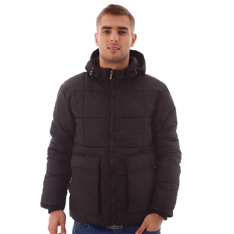 pánská zimní bunda UMBRO BUNDA JUKATAN UL33KUM09001 ČERNÁ
