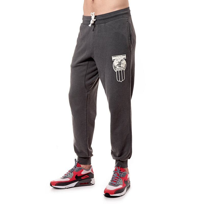 pánské kalhoty NIKE KALHOTY  NIKE AW77 CUFF PANT - RU INTL 589249010 ŠEDÁ