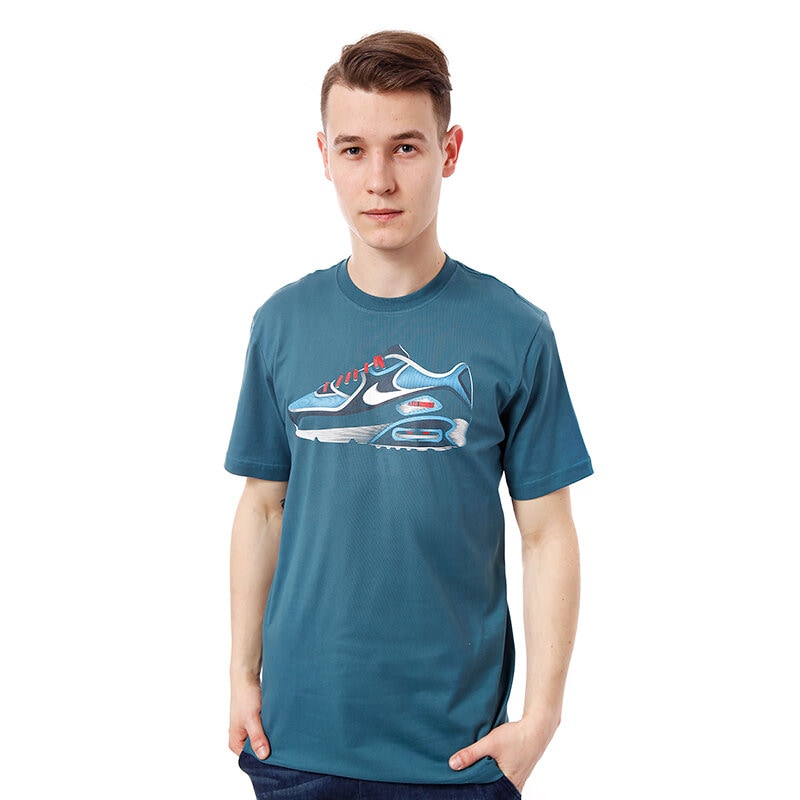pánské tričko NIKE TRIČKO TEE-AIR MAX 589774388 ZELENÁ