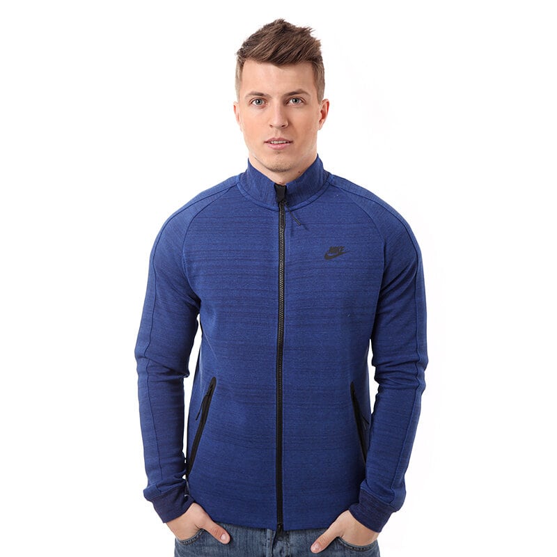 Přechodná bunda pánská (podzimní, jarní) NIKE BUNDA NIKE TECH N98 JACKET-1MM 605680453 TMAVOMODRÁ