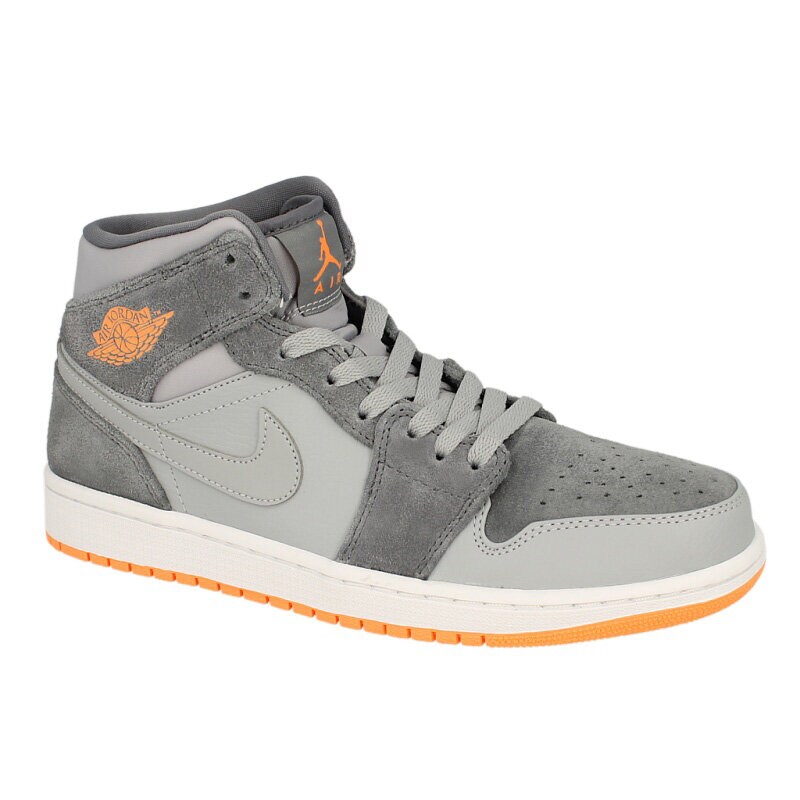 pánské tenisky JORDAN AIR 1 MID  554724026 ŠEDÁ