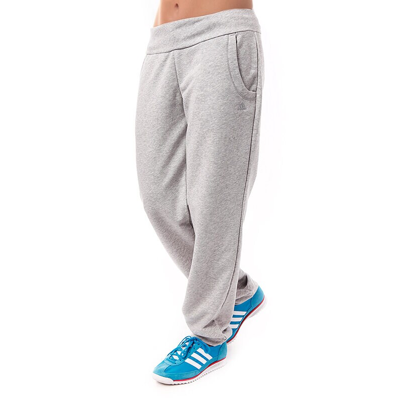 dámské kalhoty ADIDAS KALHOTY  ESS CUFFED PANT X21683 ŠEDÁ