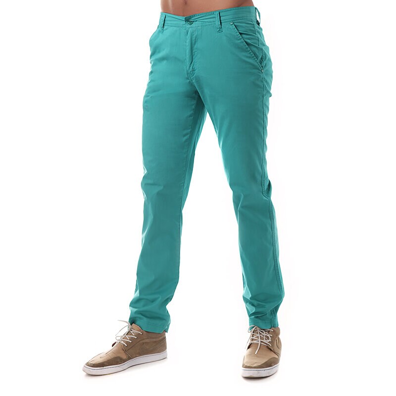 pánské kalhoty CONFRONT KALHOTY  RDERO CFV14SPM01004 ZELENÁ