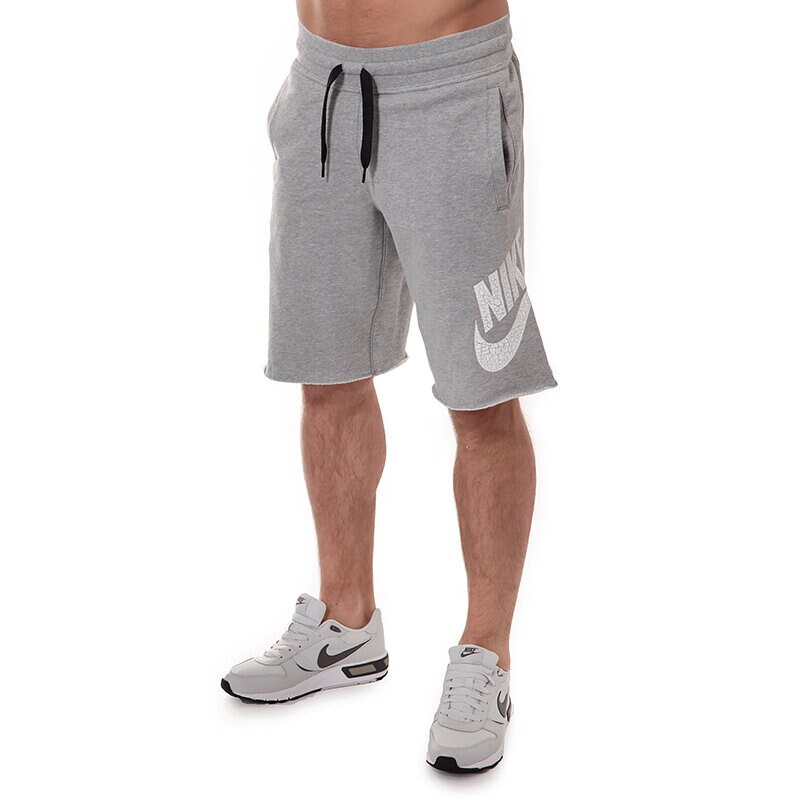 pánské kraťasy NIKE ŠORTKY  AW77 ALUMNI SHORT 633465063 ŠEDÁ