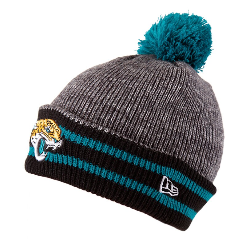 dětská čepice NEW ERA ČEPICE CHUNKER KNIT JACKSONVILLE JAGUARS 10878085 ŠEDÁ
