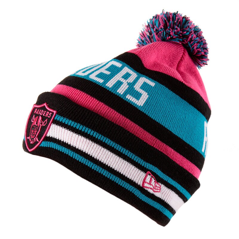 dětská čepice NEW ERA ČEPICE THE JAKE 4 OAKLAND RAIDERS 10877897 RŮŽOVÁ