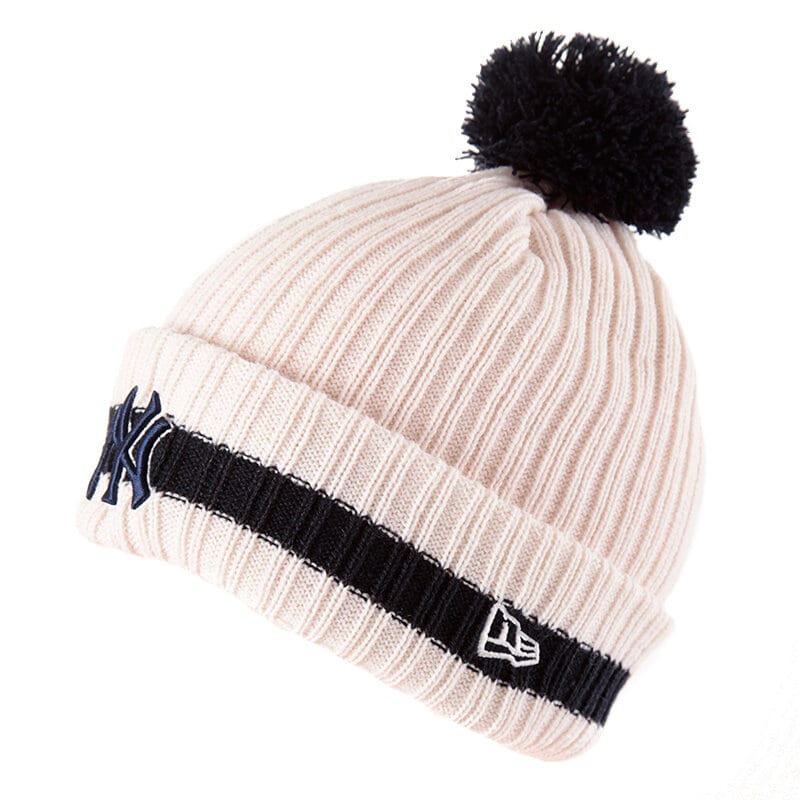 dětská čepice NEW ERA ČEPICE RETRO BOBBLE NEW YORK YANKEES 10877354 BÍLÁ