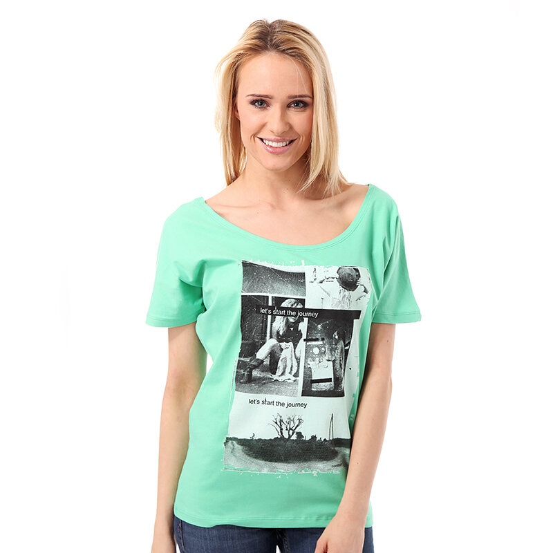 dámské tričko CONFRONT  TRIČKO ADA CF14TSD06002 ZELENÁ