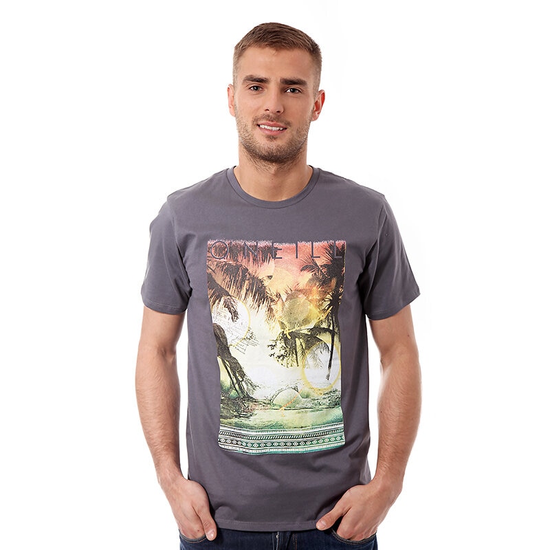 pánské tričko O'NEILL TRIČKO PARADISE 4023468016 ŠEDÁ