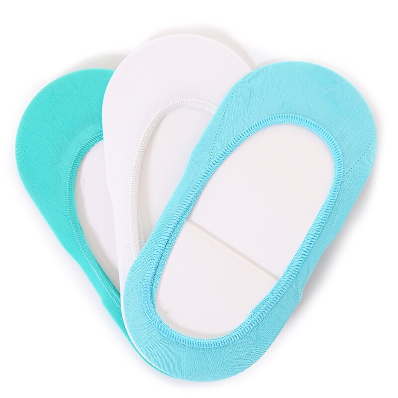 dámské ponožky SIZEER NÍZKÉ PONOŽKY  FT TC WHT AQUA BLUE FT TC WHT AQUA BLUE MODRÁ