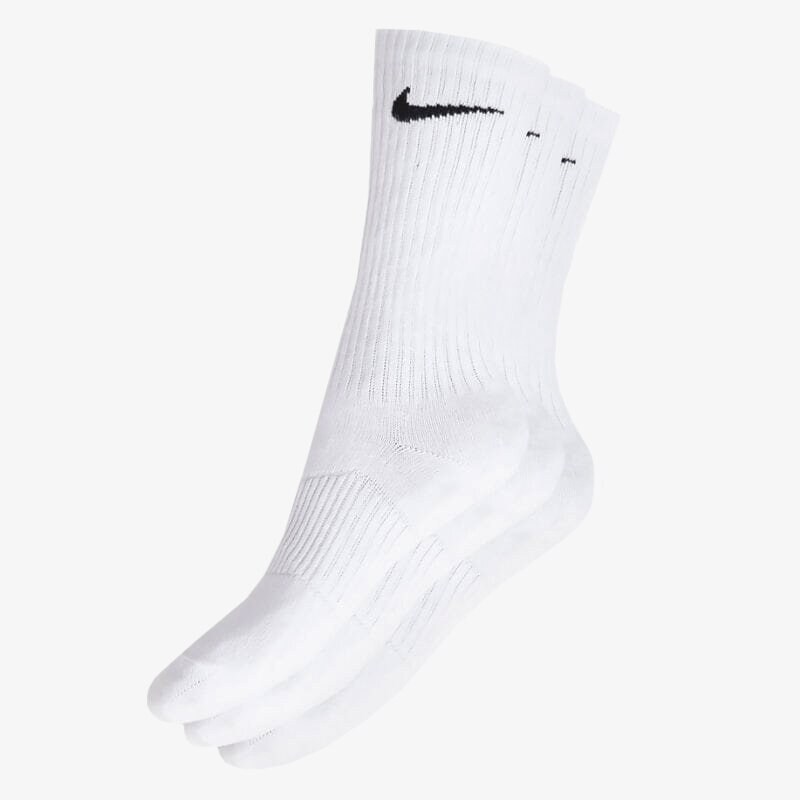 dámské ponožky NIKE PONOŽKY 3PPK CREW WHITE SX4704-101 BÍLÁ