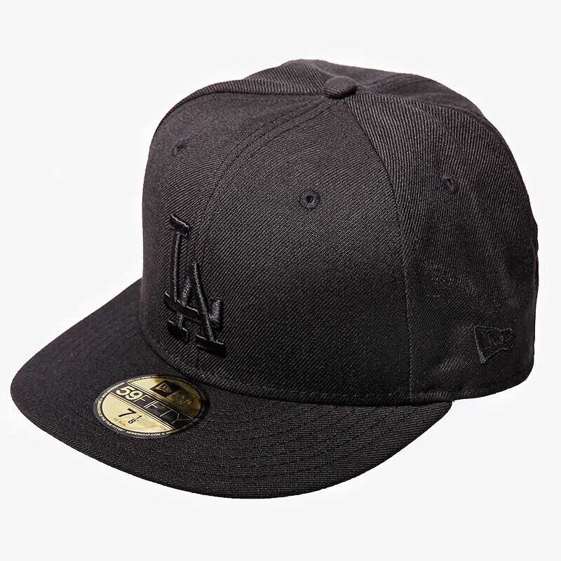 dětská kšiltovka NEW ERA ČEPICE BLACK ON BLACK LA DODGERS 10000719 ČERNÁ