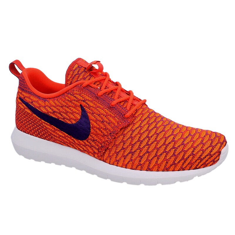 pánské tenisky NIKE FLYKNIT ROSHE RUN  677243600 ORANŽOVÁ