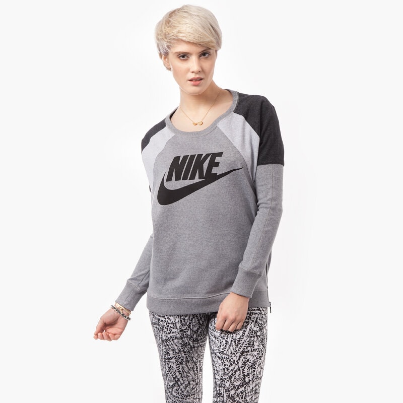 dámská mikina NIKE MIKINA DISTRICT 72 CREW 642654050 ŠEDÁ