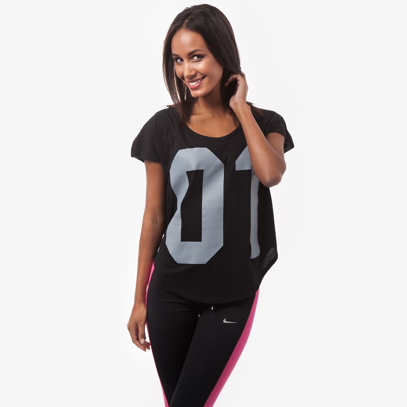 dámské tričko NIKE TRIČKO TEE-AIR MAX 644495010 ČERNÁ
