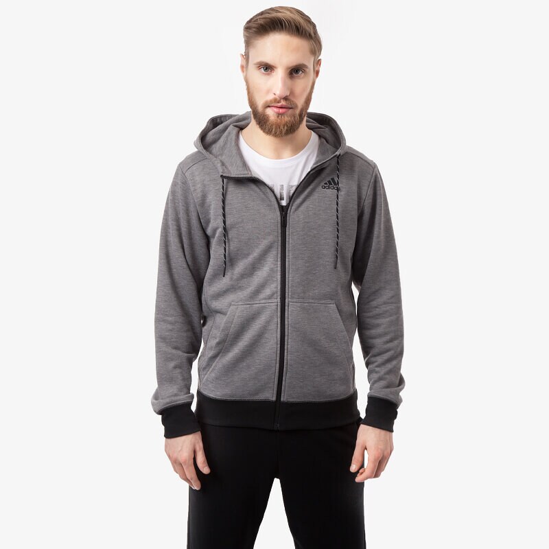 pánská mikina ADIDAS MIKINA ESS PREMFZ HOOD S17539