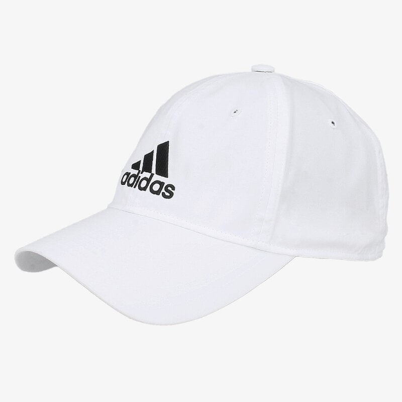 dětská kšiltovka ADIDAS ČEPICE PERF CAP LOGO WHITE WHITE S20437 BÍLÁ