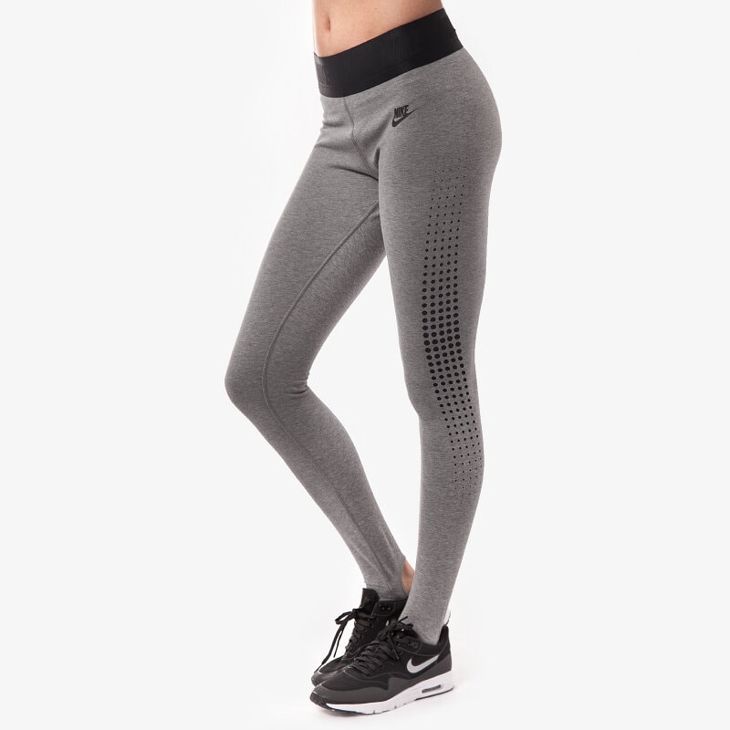 dámské kalhoty NIKE KALHOTY  LEGGING TP 643045091 ŠEDÁ