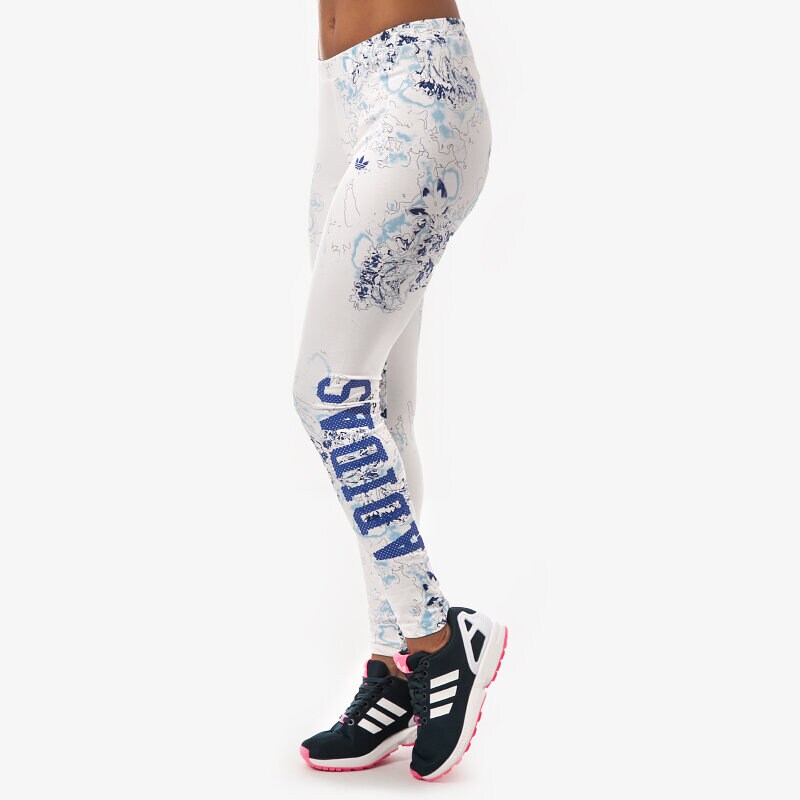 dámské kalhoty ADIDAS KALHOTY  LDN P LEGGINGS S19949 BÍLÁ