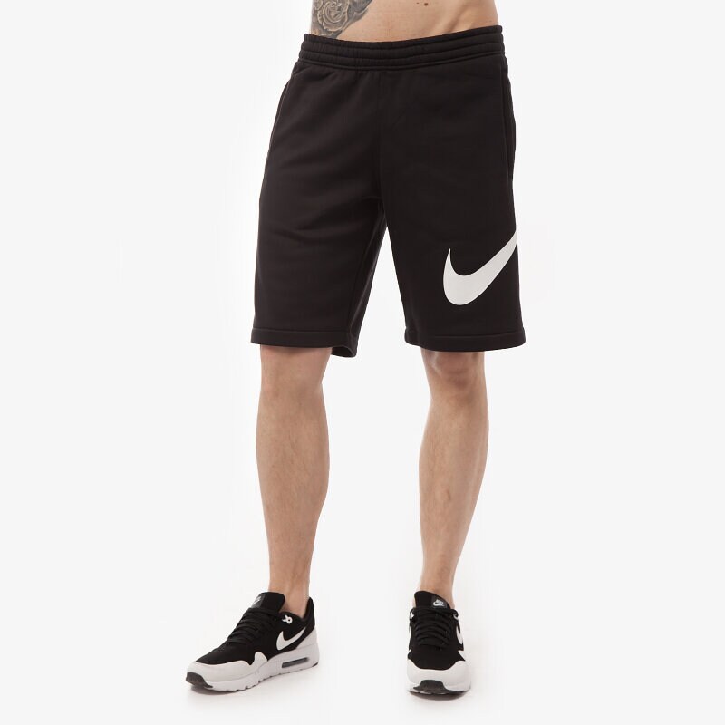 pánské kraťasy NIKE ŠORTKY  CLUB SHORT-EXP SWOOSH 633523010 ČERNÁ