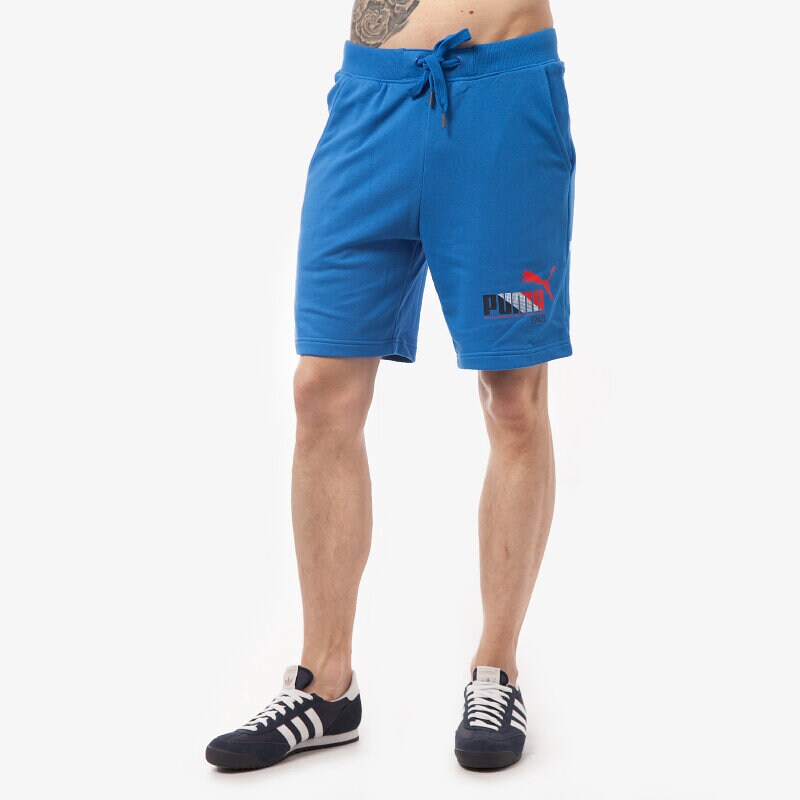pánské kraťasy PUMA ŠORTKY  FUN GRAPHIC SWEAT 83223208 MODRÁ