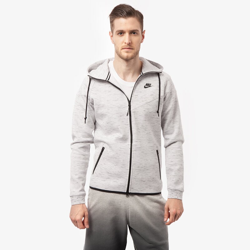 pánská mikina NIKE MIKINA TECH WINDRUNNER-1M 545277051 ŠEDÁ
