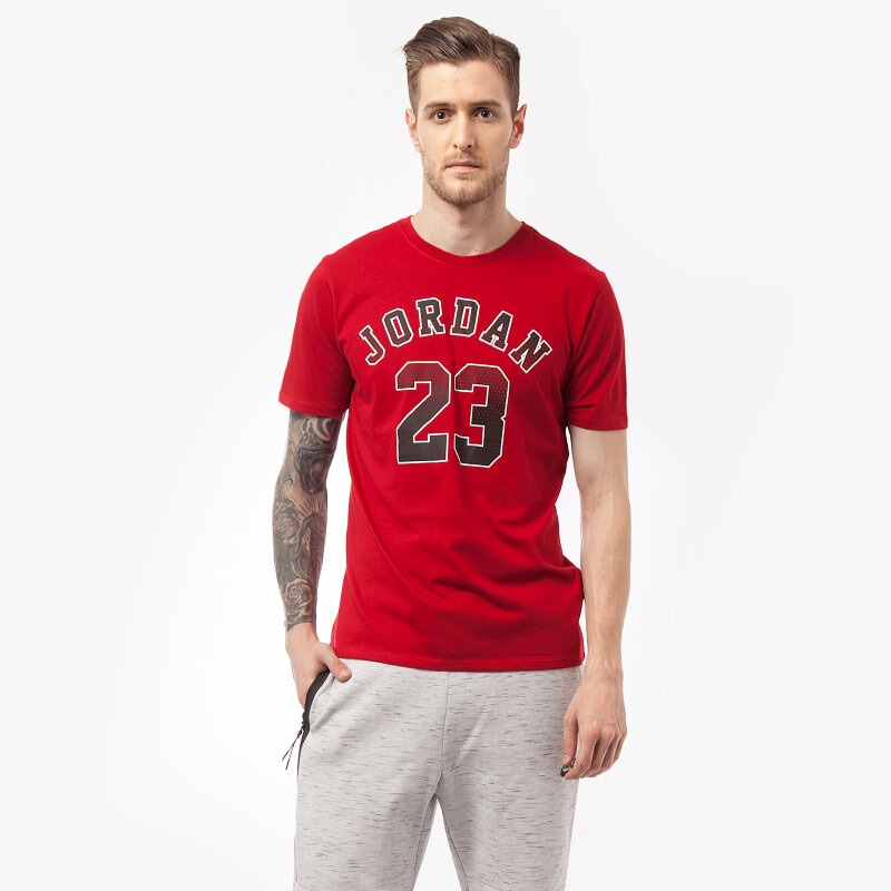 pánské tričko JORDAN TRIČKO RISE 4 DRI-FIT 658655687 ČERVENÁ