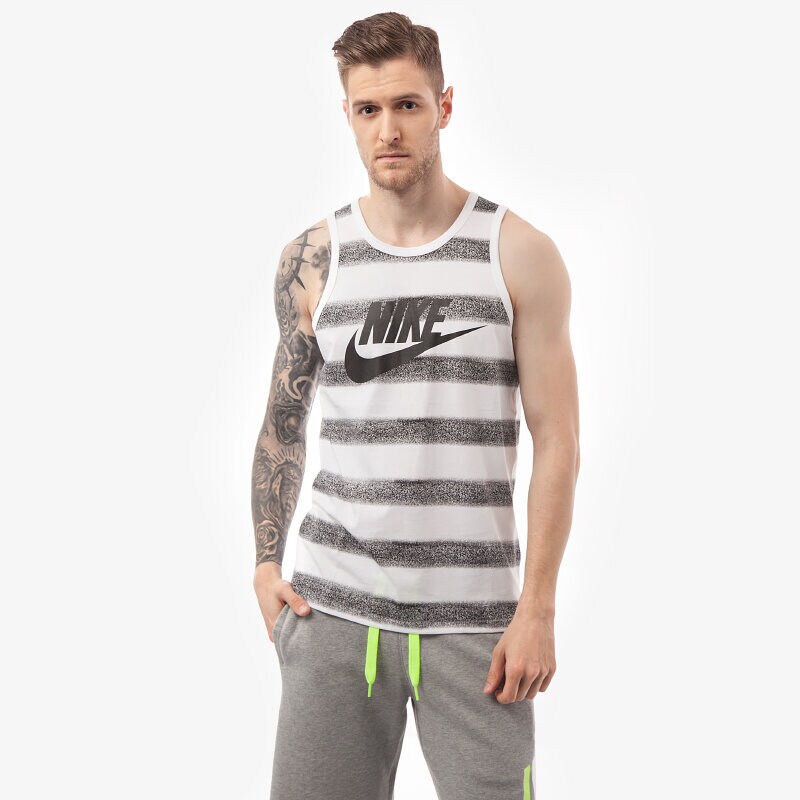 pánská košile NIKE TOP ACE TOP-FADE 642929100 ŠEDÁ