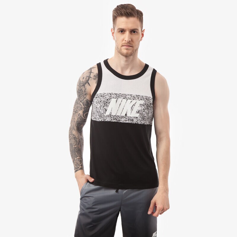 pánská košile NIKE TOP BLINDSIDE TOP-SPECK 644890100 ČERNÁ