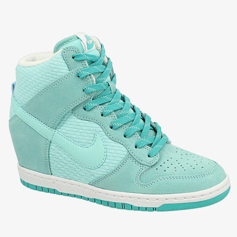 dámské tenisky NIKE WMNS DUNK SKY HI  644877303 ZELENÁ