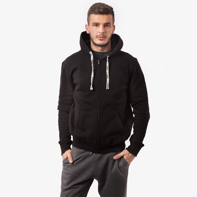 pánská mikina UMBRO MIKINA PABLOS UL15BLM84001 ČERNÁ