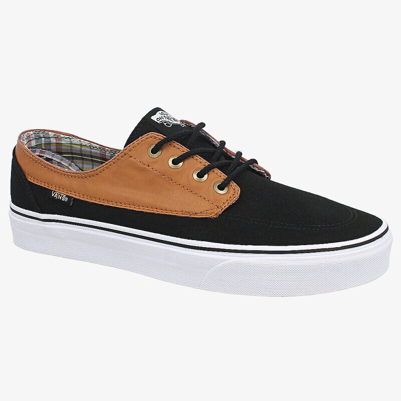 pánské skate boty (skateboardové) VANS BRIGATA VZSLF7Q ČERNÁ
