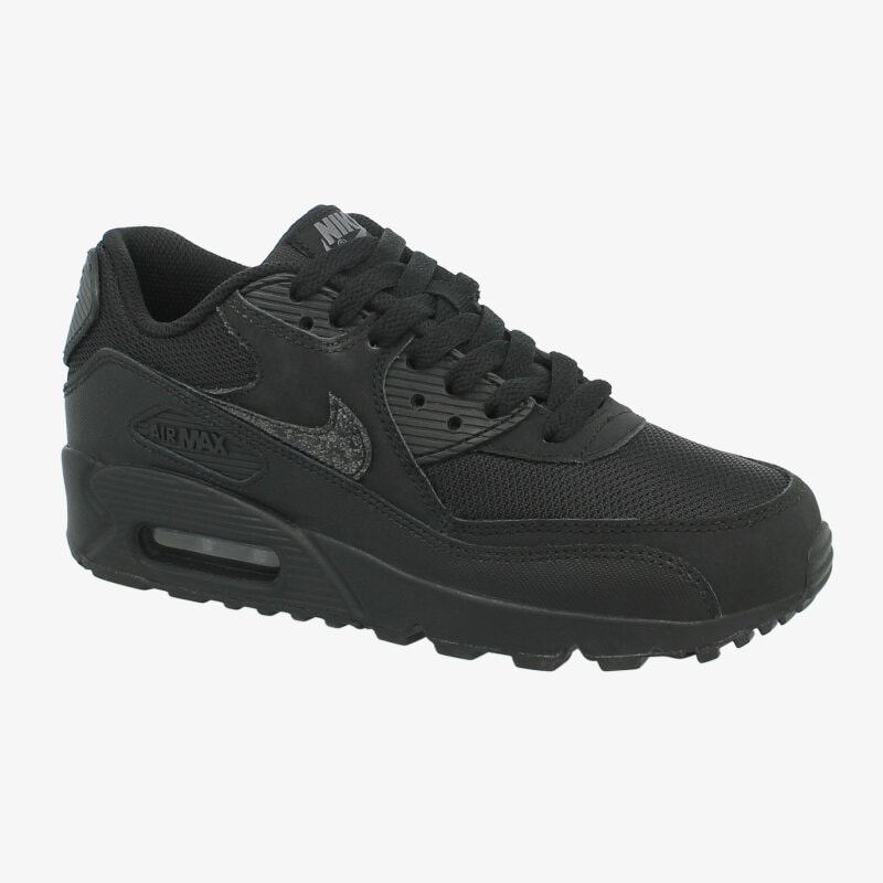 NIKE AIR MAX 90 MESH (GS)  724824001 ČERNÁ