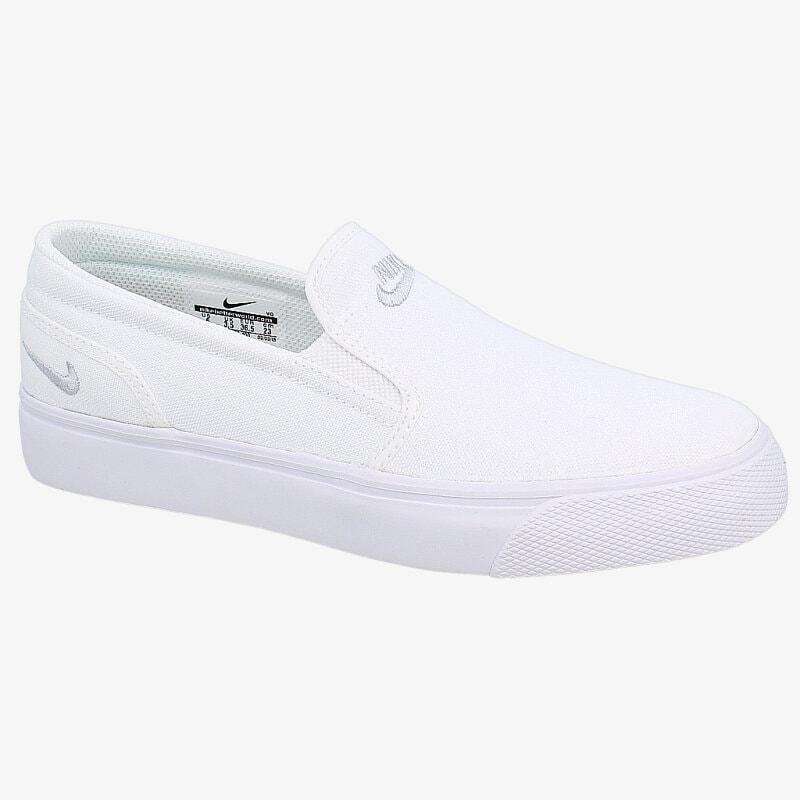 dámské tenisky NIKE WMNS TOKI SLIP CANVAS  724770100 BÍLÁ