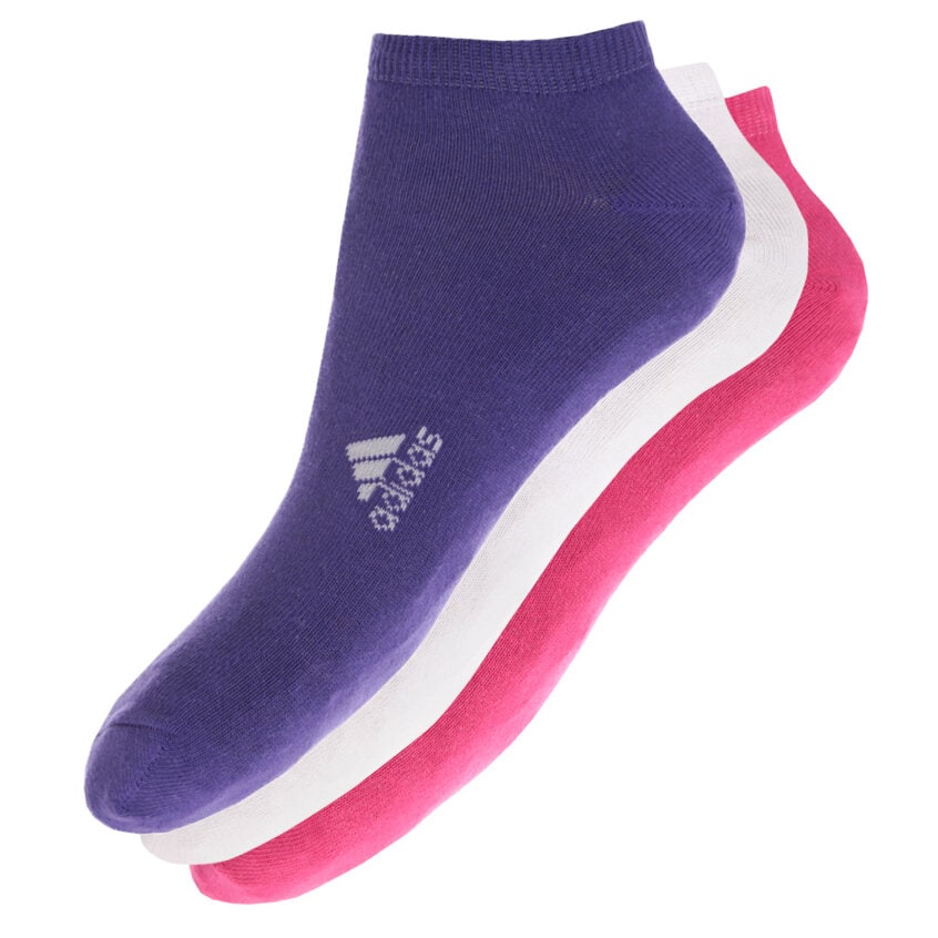dámské ponožky ADIDAS PONOŽKY LIN PLAIN T 3PP G71037 VÍCEBAREVNÁ